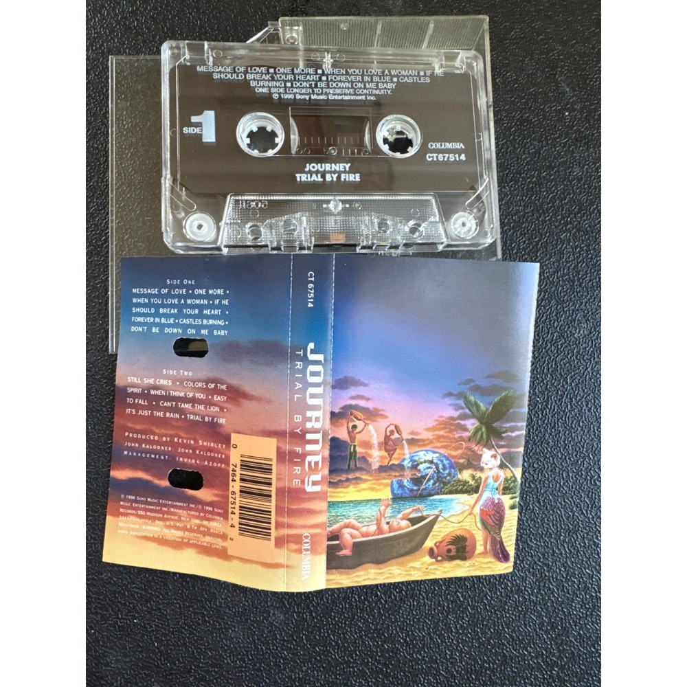 Journey Trial By Fire Cassette Tape 1996 Columbia CT 67514 When You Love a Woman